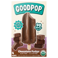 GoodPop Organic Dairy Free Chocolate Fudge Pops - 4 ct