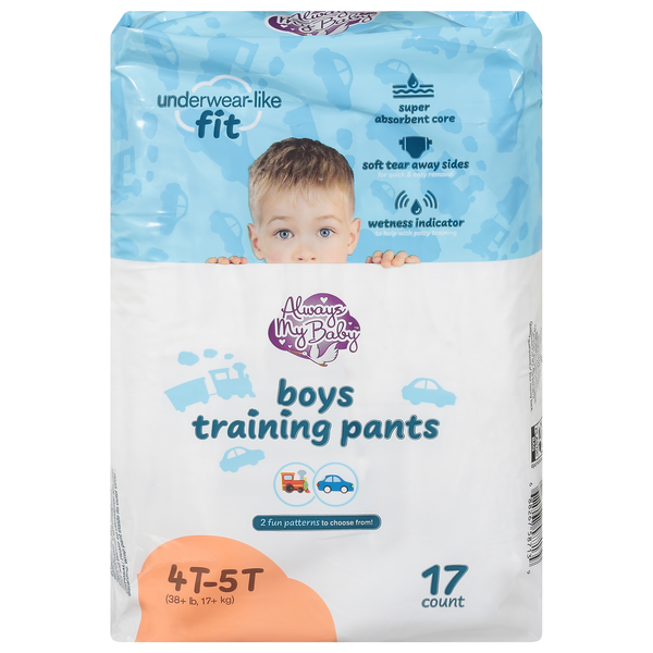 Always My Baby Boys 4T-5T Training Pants 38+ lb