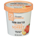 The Frozen Farmer Peach Sorbet