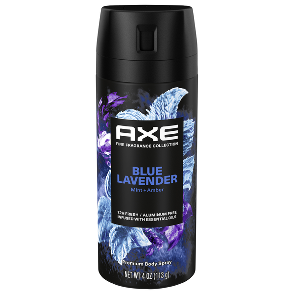 AXE Blue Lavender Mint + Amber Premium Body Spray