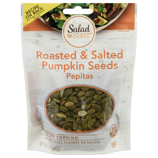 Salad Pizazz! Roasted & Salted Pumpkin Seeds Salad Topping