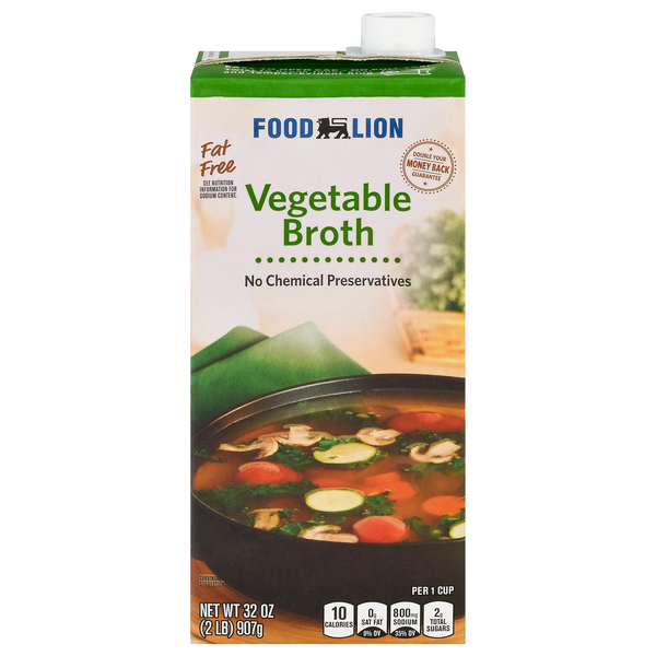 Food Lion Fat Free Vegetable Broth