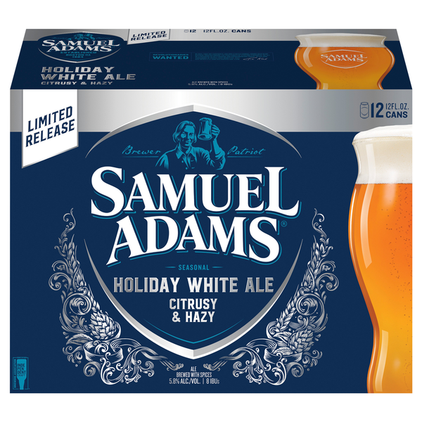 Save on Samuel Adams Holiday White Ale Beer 12 pk Order Online