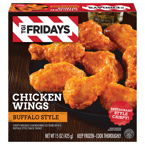 TGI Fridays Buffalo Style Chicken Wings Frozen