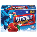 Keystone Light Apple Beer - 15 pk