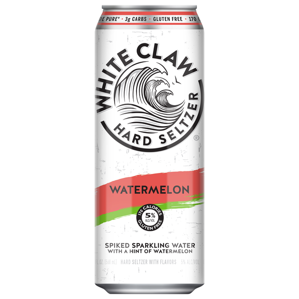 White Claw Hard Seltzer Watermelon Spiked Sparkling Water