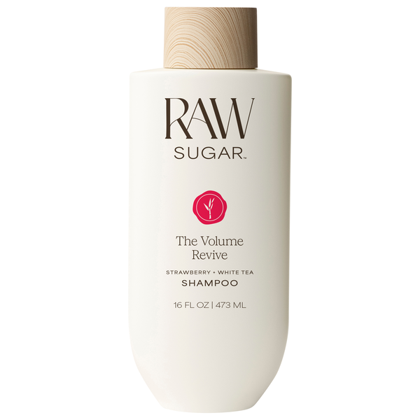Raw Sugar Volume Revive Strawberry + White Tea Shampoo