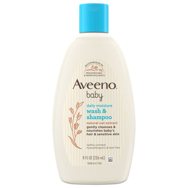 Aveeno Baby Wash & Shampoo Lightly Scented Tear-Free
