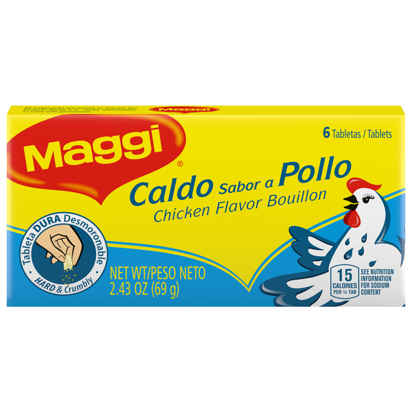 Maggi Chicken Flavor Bouillon Tablets - 6 ct