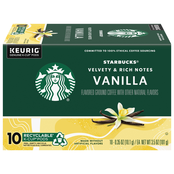 Save on Starbucks Vanilla Coffee KCups Order Online Delivery Stop & Shop
