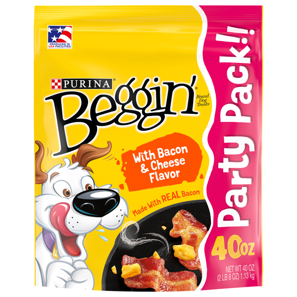 Purina Beggin' Strips Bacon & Cheese Flavor Dog Treats