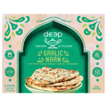 Deep Indian Kitchen Naan Bread Garlic - 3 ct