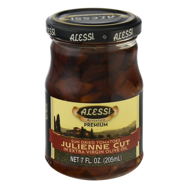 Alessi Julienne Cut Sun-Dried Tomatoes in Extra Virgin Olive Oil