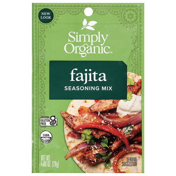 Simply Organic Fajita Seasoning Mix Packet