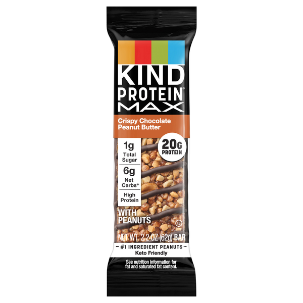 KIND 20g Protein MAX Crispy Chocolate Peanut Butter Bar
