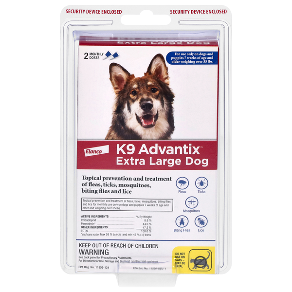 Save on Elanco K9 Advantix Flea Ticks Treatment Extra Large Dog