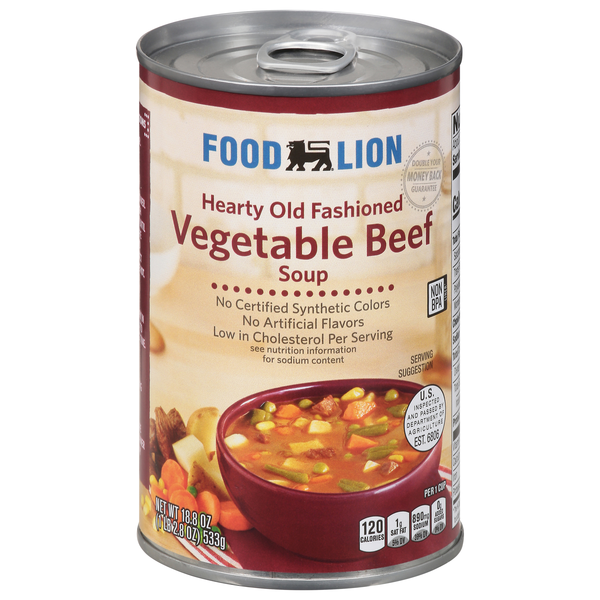Food Lion Hearty Old Fashioned Vegetable Beef Soup
