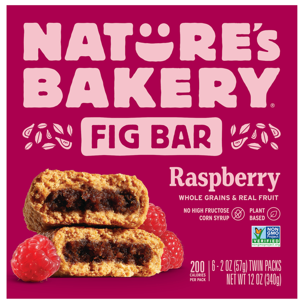 Nature's Bakery Raspberry Fig Bars - 6 ct
