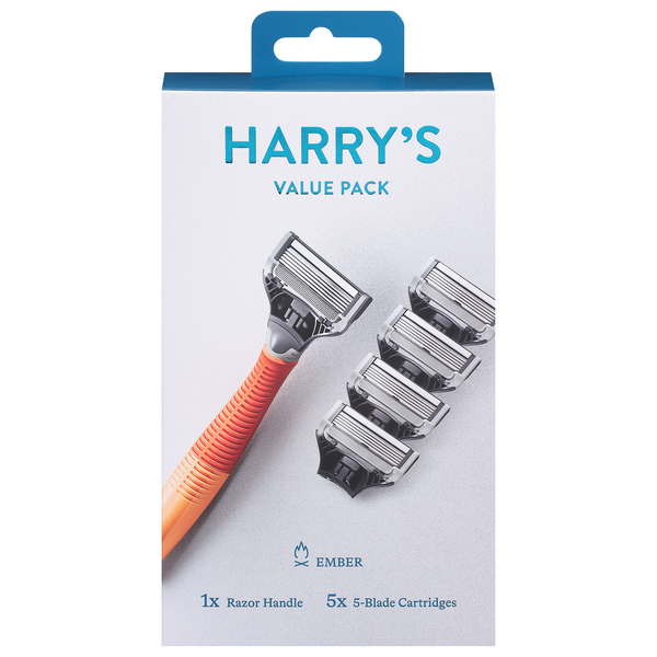Harry's Men 5-Blade Razor & 5 Cartridges Ember Handle