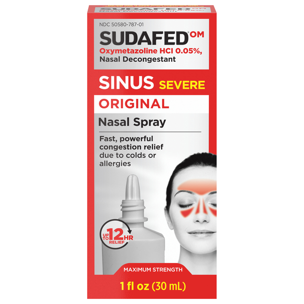 Sudafed OM Sinus Severe Original Nasal Spray Decongestant