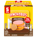 Lunchables Ham & Cheddar with Vanilla Creme Crackers - 5 ct