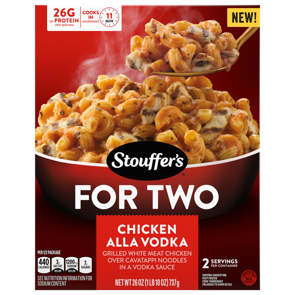 Stouffer's For Two Chicken Alla Vodka Frozen Meal