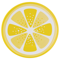 Smart Living Summer Salad Plate Lemon Slice