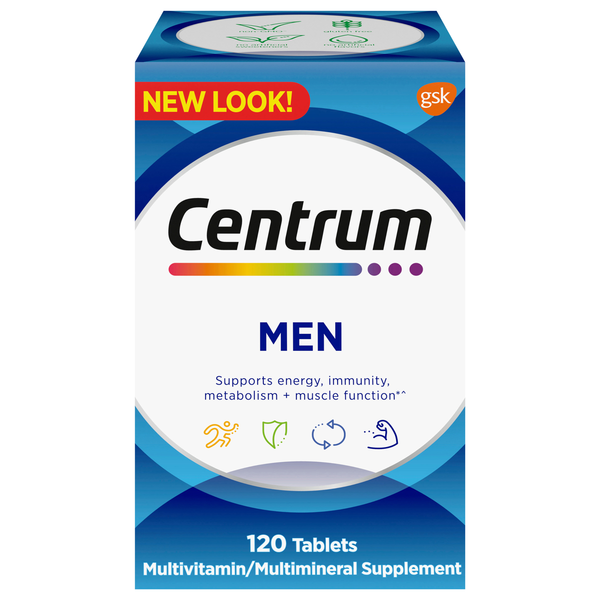 Centrum Men's Multivitamin/Multimineral Supplement Tablets
