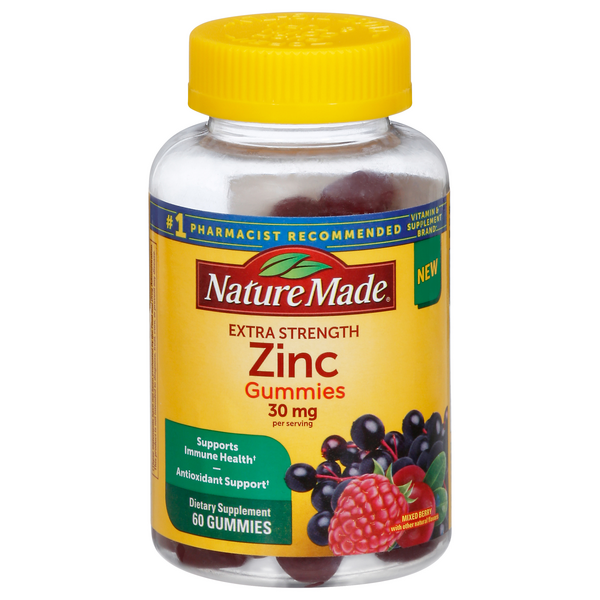 Save on Nature Made Extra Strength Zinc 30 mg Gummies Mixed Berry Order