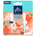 Glade plugIns Juicy Peach & Elderflower Scented Oil Refills - 2 ct