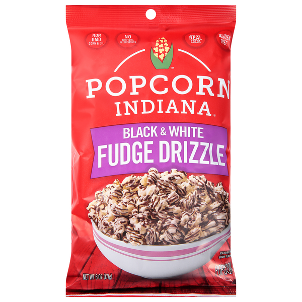 Save on Popcorn, Indiana Black & White Fudge Drizzle Gluten Free Order