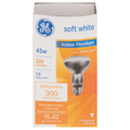 GE Soft White Indoor Floodlight R20 Lightbulb 45w