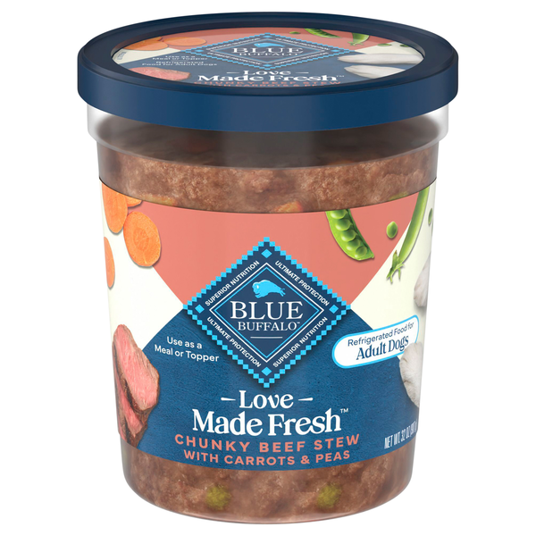 Blue Buffalo Chunky Beef Stew Adult Dog Food Refrigerated