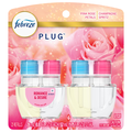 Febreze PLUG Pink Rose Petals & Champagne Spritz Scented Oil Refills - 2ct
