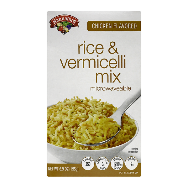 Hannaford Chicken Flavored Rice & Vermicelli Mix