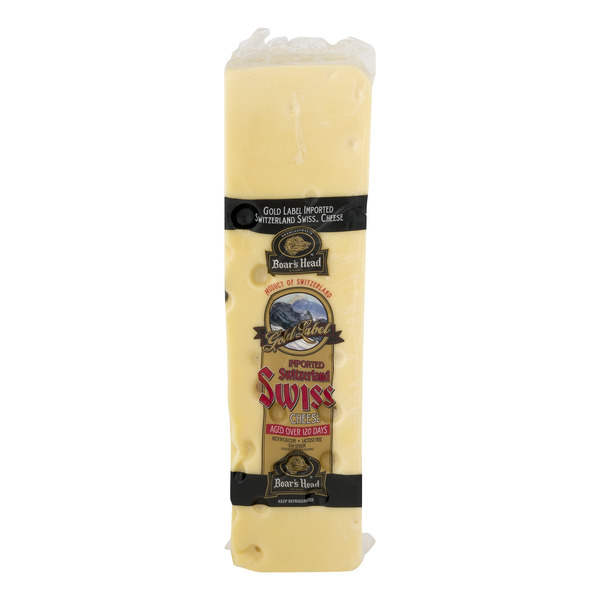 Save on Boar's Head Deli Swiss Cheese No Salt Added (Regular Sliced) Order Online Delivery Giant