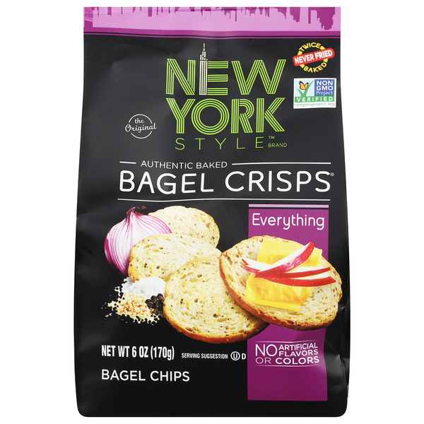 Save on New York Style Bagel Crisps Everything Order Online Delivery