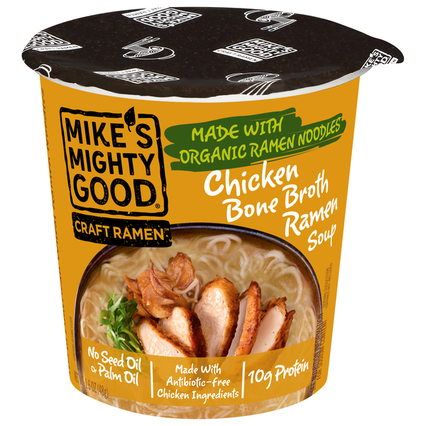 Mike's Mighty Good Chicken Flavor Craft Ramen Soup Cup