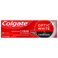 Colgate Optic White Cool Mint Flavor Toothpaste with Charcoal