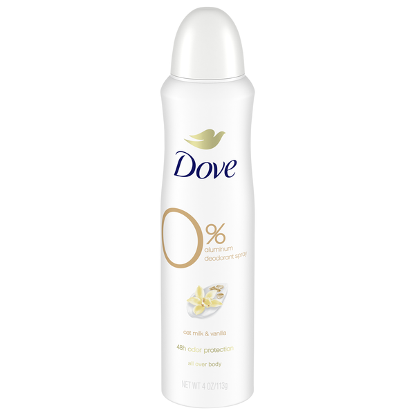 Dove Oat Milk & Vanilla Scented Dry Spray Deodorant