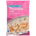 Wild Caught Boneless Skinless Flounder Fillets Frozen