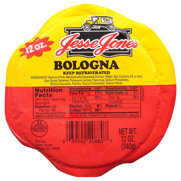 Jesse Jones Bologna Sliced