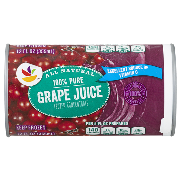 Our Brand 100% Pure Grape Juice Frozen Concentrate