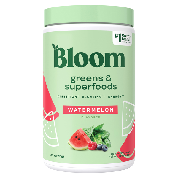 Bloom Watermelon Flavored Greens & Superfoods Powder