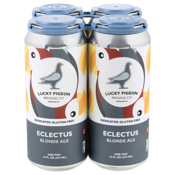 Lucky Pigeon Brewing Co. Eclectus Blonde Ale Beer - 4 pk