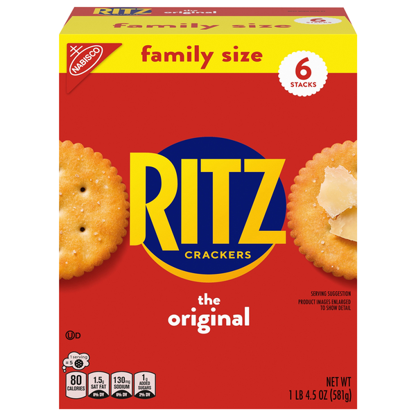 Nabisco Ritz Original Crackers Stacks - 6 ct