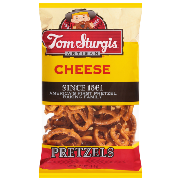 Tom Sturgis Artisan Cheese Flavored Pretzels