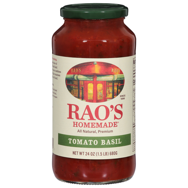 Save on Rao's Homemade Tomato Basil Pasta Sauce All Natural Order