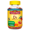 Nature Made Strawberry Peach Mango Flavor 50mcg Vitamin D3 Gummies