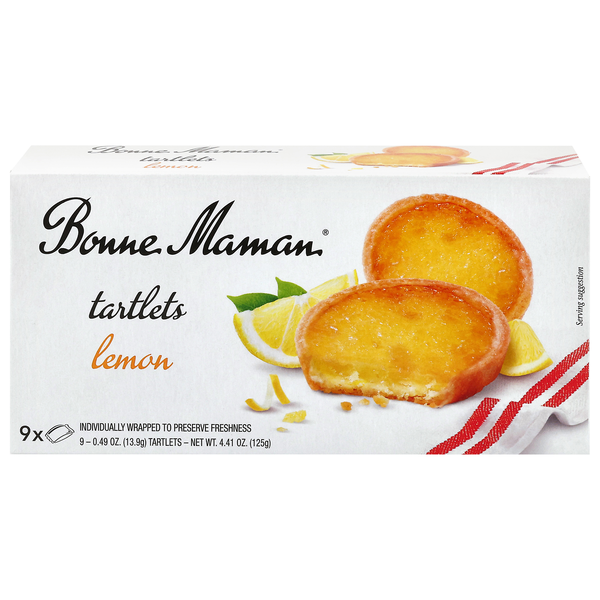 Bonne Maman Lemon Tartlets - 9 ct